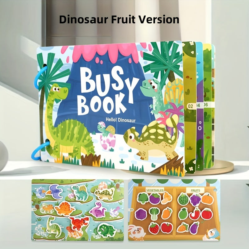 Vehicle Themed Busy Book Educational Activity Set