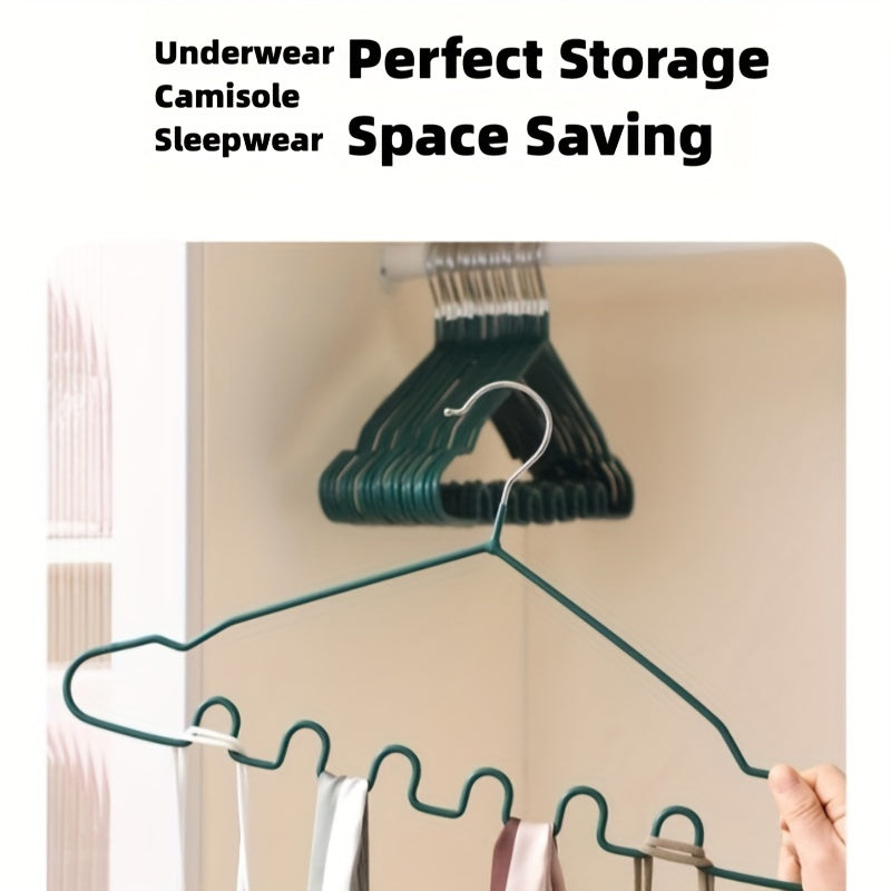 Metal Dipped Non-slip Hangers Waves Support Magic Hangers Clothes Dry
