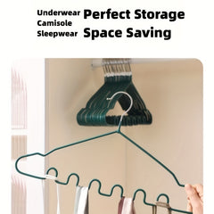 Metal Dipped Non-slip Hangers Waves Support Magic Hangers Clothes Dry