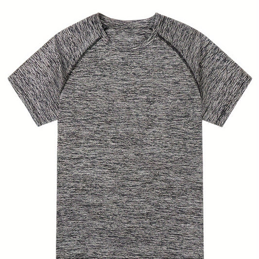 Kids' Solid Comfy Quick-Drying Short Sleeve T-Shirt - Summer Sports
