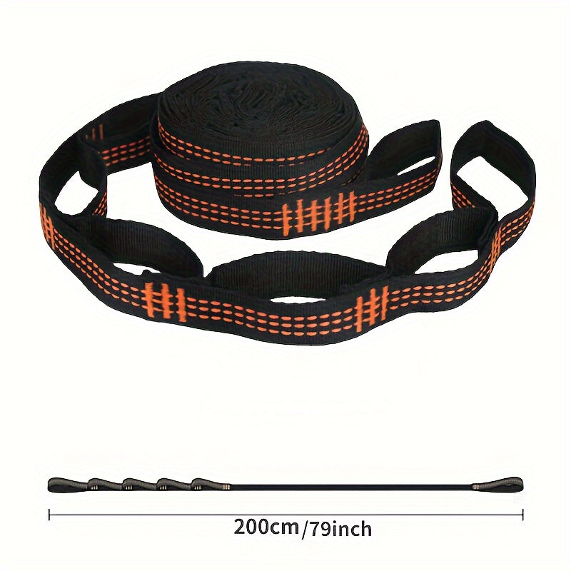 2pcs Hammock Straps High Load Bearing Outdoor Camping
