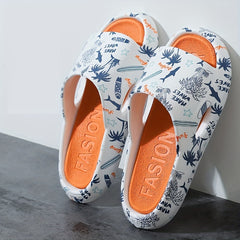 Coconut Tree Pattern Platform Slides