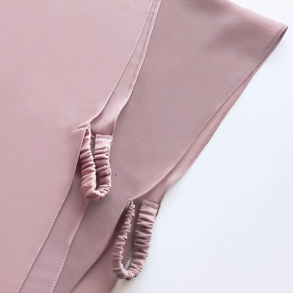 Solid Chiffon Hijab Scarf Women's Long Shawl Lightweight Hair Wrap
