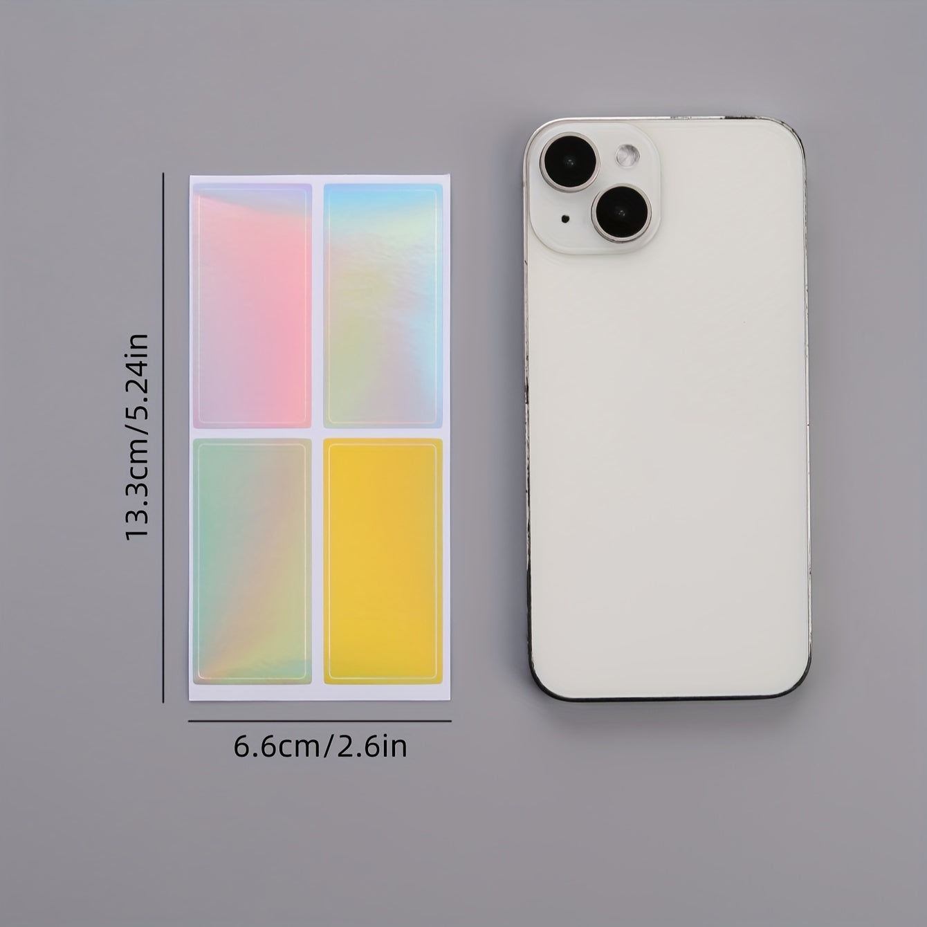 10pcs Large Laser Multifunctional Label Sticker Pack