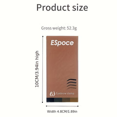 Eyebrow Shaping Kit Waterproof Hairline Filler Enhancers Powder 2 In 1 Set