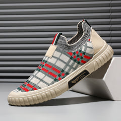 Men's Knit Slip On Casual Shoes Breathable Lightweight