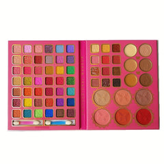 66 Colors Makeup Palette Eyeshadow Concealer Highlighter Blush Palette