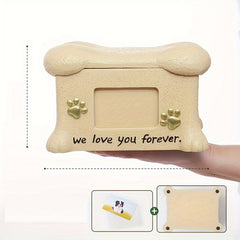 Pet Resin Urn Dog Ashes Container Memorial Cremation Urns Cats Ashes