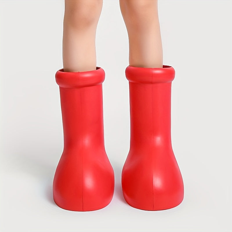 Unisex High Top Rubber Sole Rain Boots