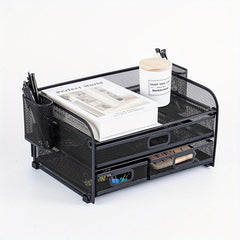 Desktop File Rack Archive Data Drawer Type Metal Storage Cabinet