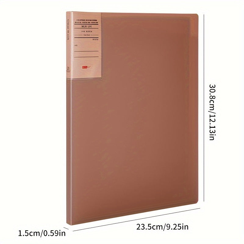 20pcs A4 Document Folder File Folder File Storage Folder