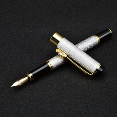 1pc Fountain Pen Classic Frosted Pen With Amazing Comfort Grips Fine Nib