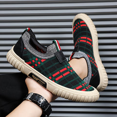 Men's Knit Slip On Casual Shoes Breathable Lightweight