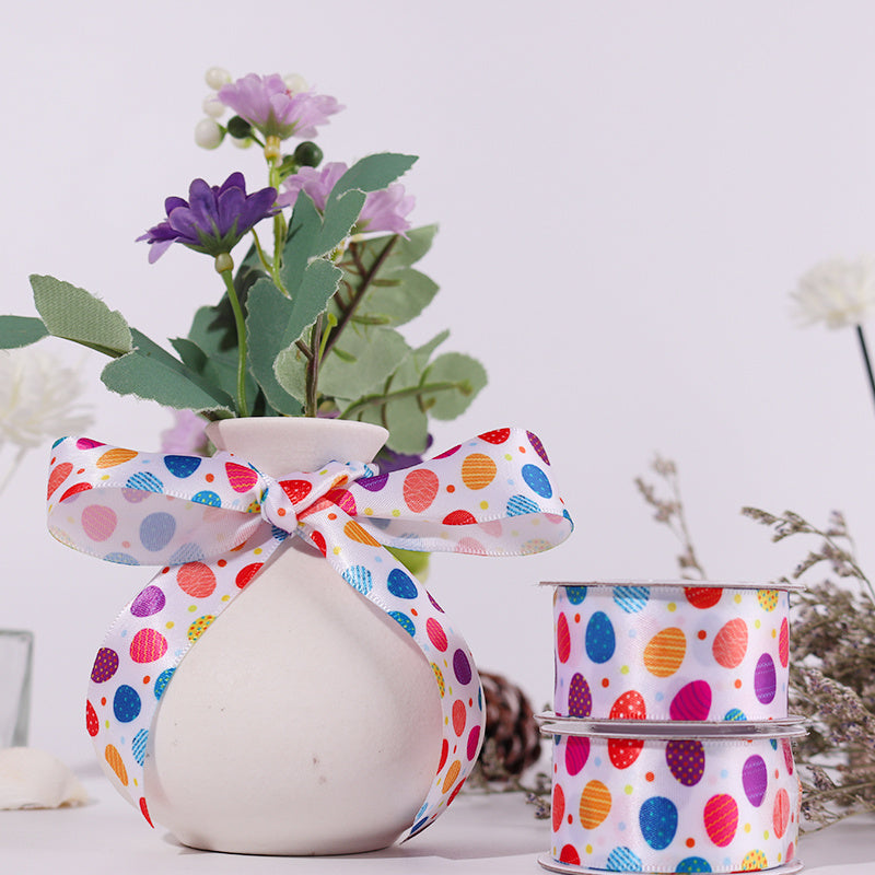 3 Cm Candy DIY Bow Hair Decoration Ribbon 5 M Roll