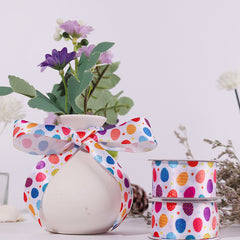 3 Cm Candy DIY Bow Hair Decoration Ribbon 5 M Roll
