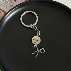 Funny Pendant Keychain Decoration for Car Keys Backpacks Wallets