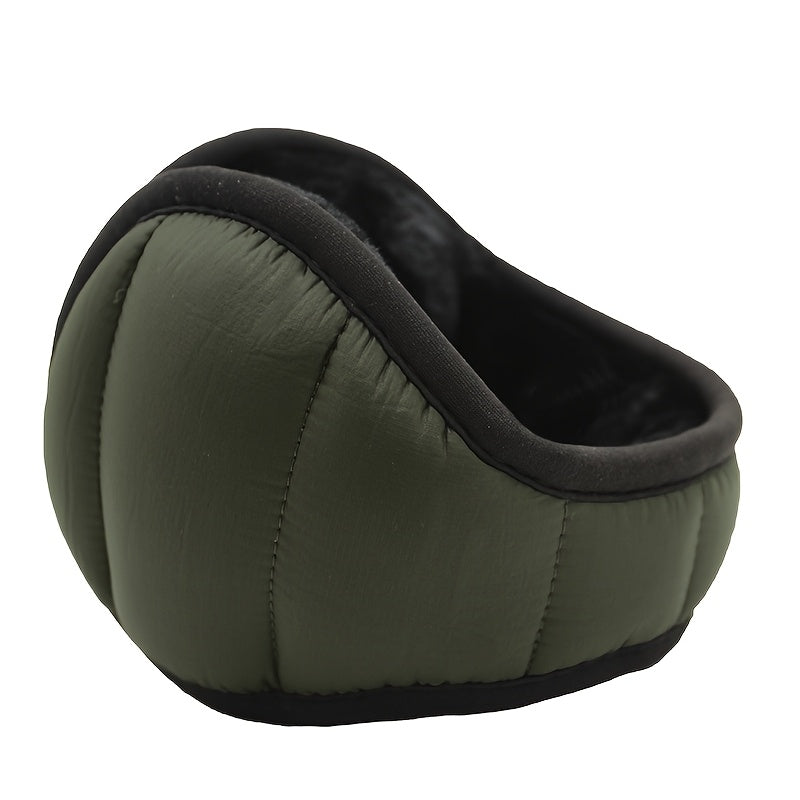 Men'S Winter Foldable Ear Cups Fleece Lined Warm Ear Protection