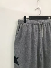  Star Print High Rise Wide Leg Sweatpants