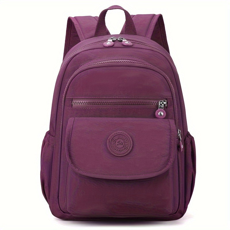 Women's Nylon Backpack: Spacious & Lightweight, Adjustable Straps