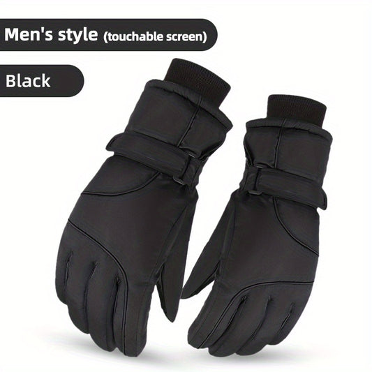 Winter Thermal Full Finger Gloves for Skiing Cycling
