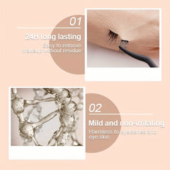 Waterproof Eyelash Glue 8ml Professional Strong Hold DIY Glue Hypoallergenic