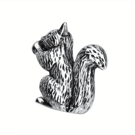 Squirrel Collar Buckle Pin Animal Suit Shirt Decoration