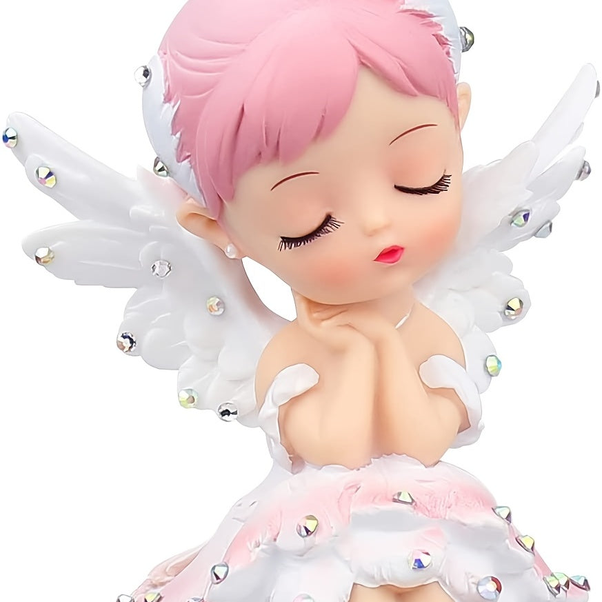 Pink Bella Angel Girl Car Ornament for Women