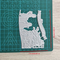 Christmas Metal Cutting Dies Silvery Embossing Die Cut Stencil DIY