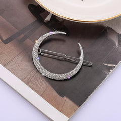Silver Moon Star Hair Pin Set Silver Hair Clip Set
