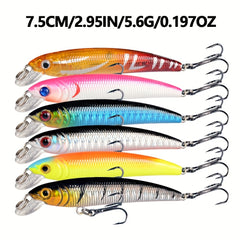 56pcs Fishing Lures Set Bionic Bait for Freshwater and Saltwater Fishing