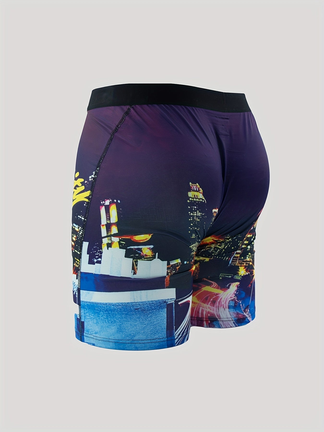 Men's Stylish Magic City Boxers High Stretch Breathable Comfort