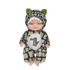 Mini Baby Dolls 4 Inch Realistic PVC Assorted Doll Set with Pajamas