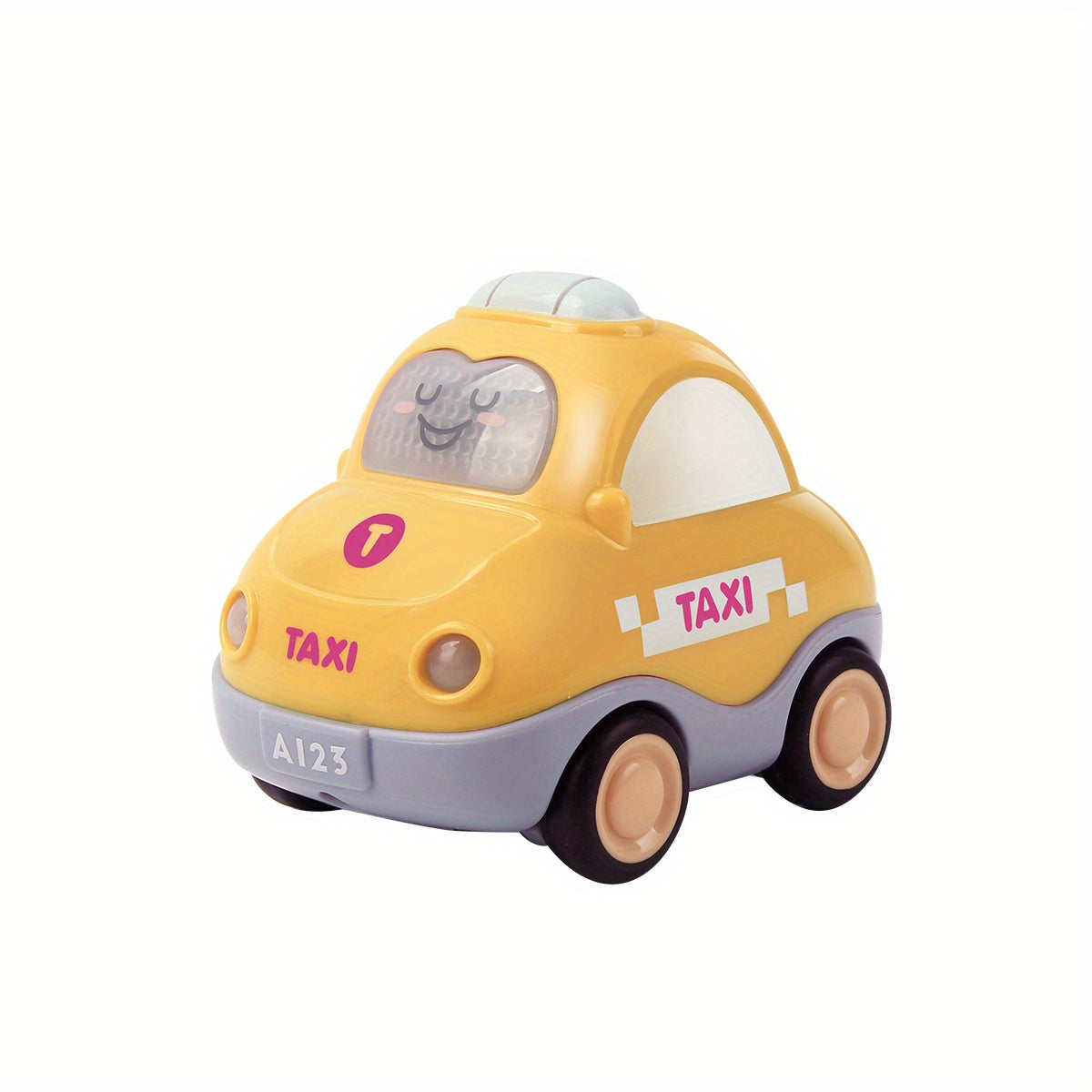 Friction Powered Push Car Toys with Music - Police Fire Trucks