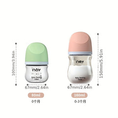Durable Glass Baby Bottle for Newborns - Safe & Easy to Feed
