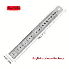 Stainless Steel Ruler 15 24 20 32 30 48 50 8 Cm Inch And Metric Steel Ruler