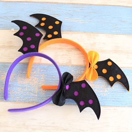 Halloween Hair Hoop Skull Bat Pumpkin Witch Hat Party Dressing Supplies