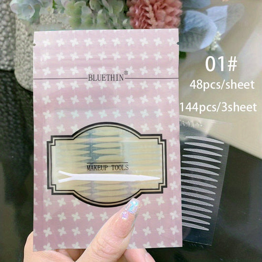 Invisible Double Eyelid Stickers Self Adhesive Patches With Y Fork