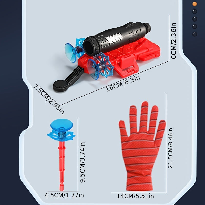 Spider Silk Launcher Soft Bullet Gun Toy Hero Sp...