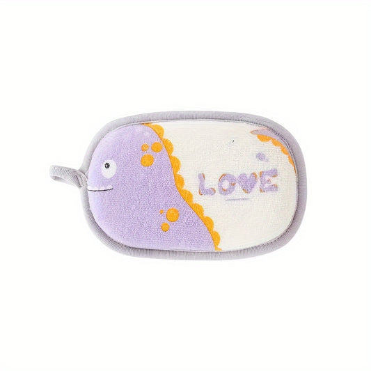 Car Wash Pad Soft Microfiber Scrubbing Sponge Car Interior Cleaning Tool
