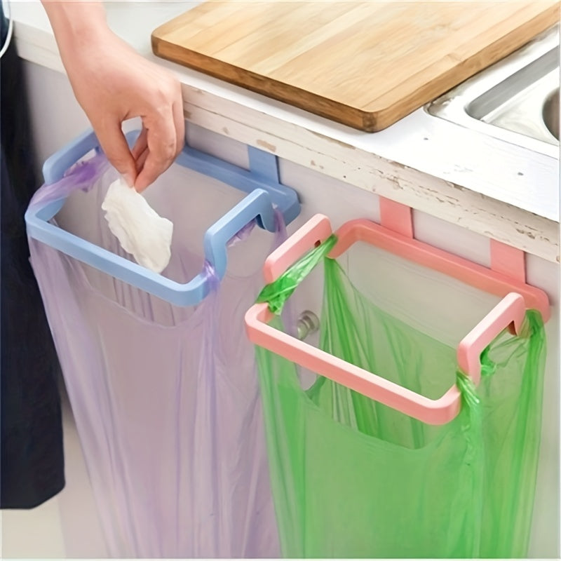 Mini Trash Bag Holder for Cabinet Doors Hanging Portable Under Sink Bag Holder