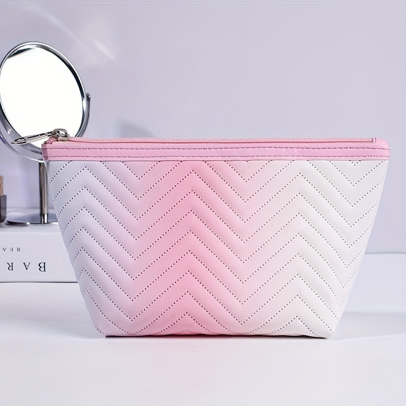 Portable Gradient Toiletry Travel Bag for Women