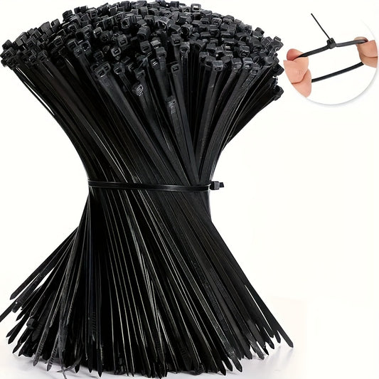 100pcs Self-locking Nylon Strapping for Indoor and Outdoor Use