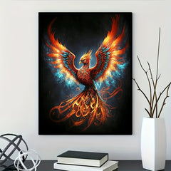 5D Diamond Painting Fire Phoenix Kit for Adults - 11.8x7.88 inches