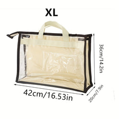 Clear Handbag Dust Bags Zipper Hanging Storage Organizer