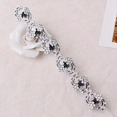 6pcs Mini Rhinestone Crystal Bridal Hair Clip Women Flower Girl Hair Accessories