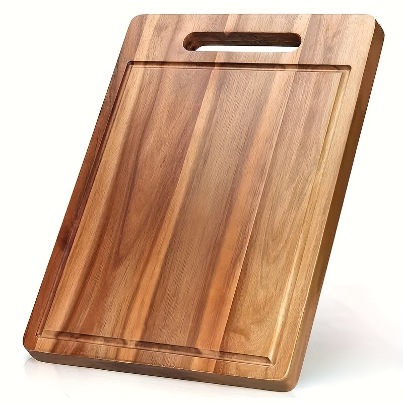 Wood Cutting Board With Juice Groove Chopping Board For Kitchen Meat Cheese