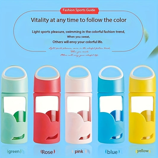 Portable High Temp Resistant Glass Sports Water Bottle