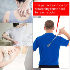 Santa's Paw Retractable Back Massager Red Back Massage Tool