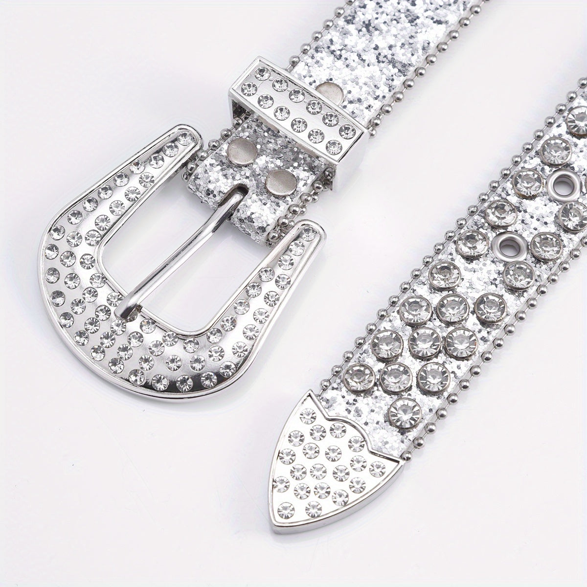 Men's Rhinestone Hip Hop Belt for Pants