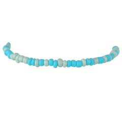 5 Pcs Ocean Style Wax Thread Anklet Set Rope Rice Beads Ankle Bracelet